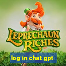 log in chat gpt